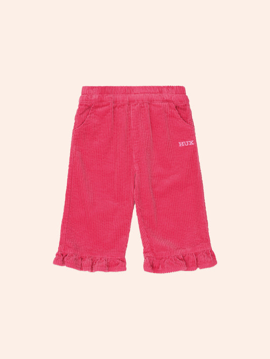Cord Frill Hem Pant