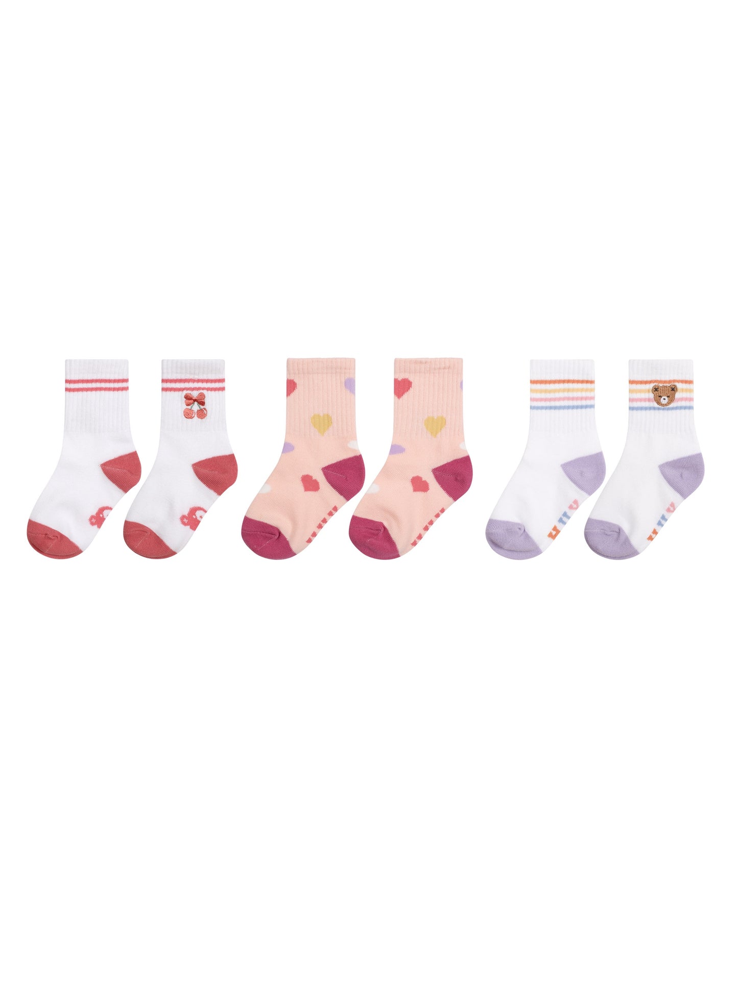 Sporty Socks 3pk Sweetheart