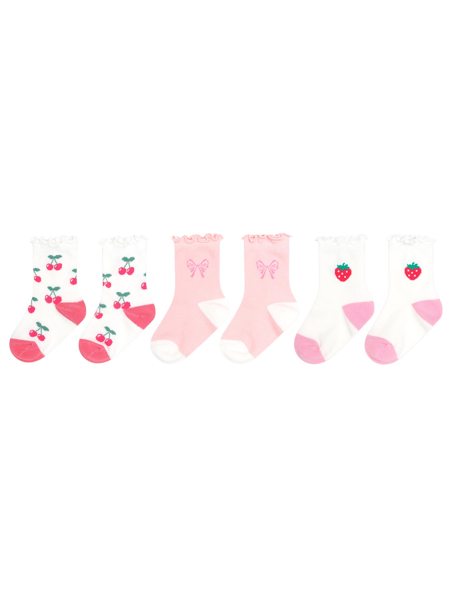 3pk Girls Frill Socks