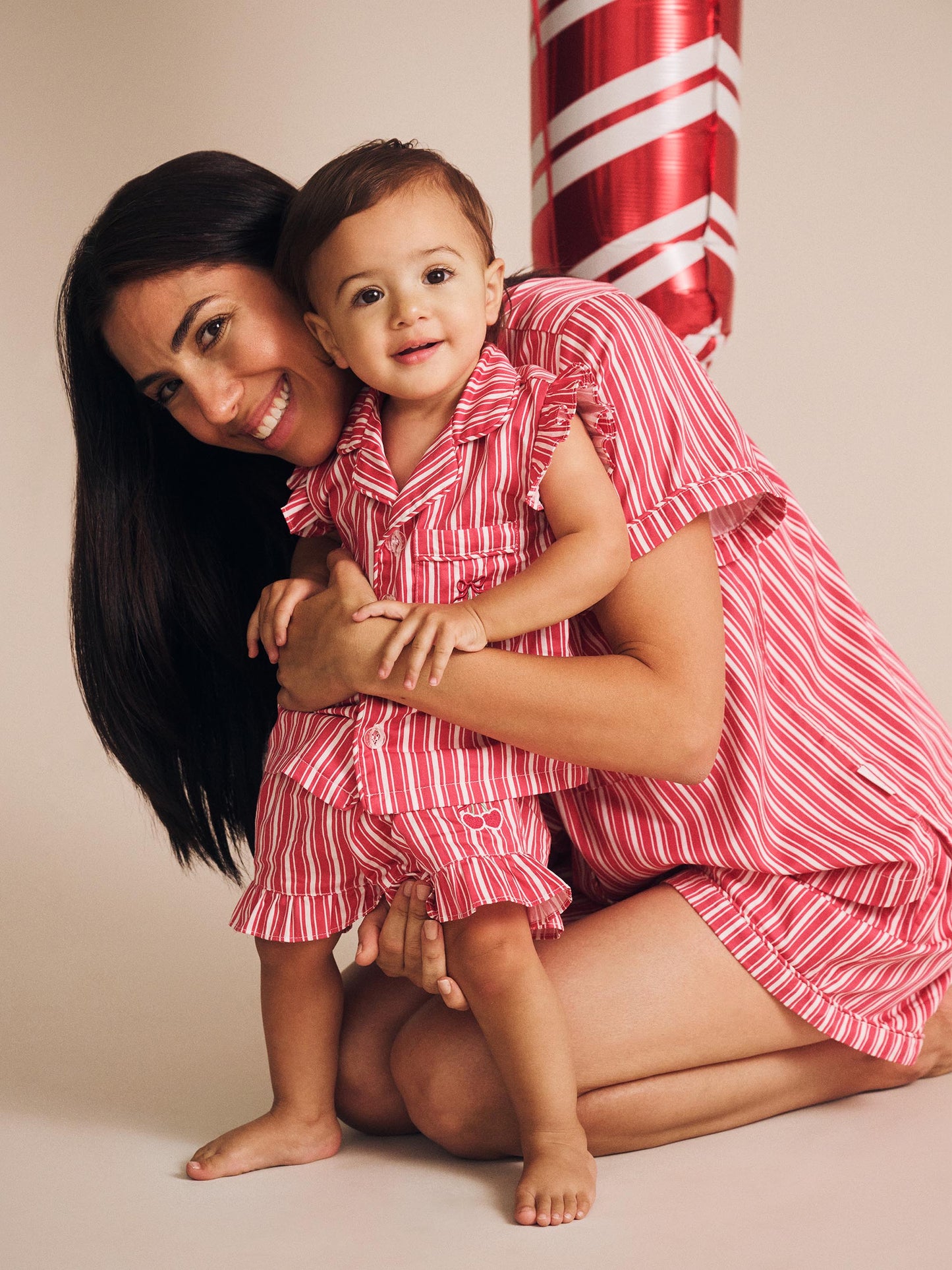Tis The Season Frill Pjs Candy Cane