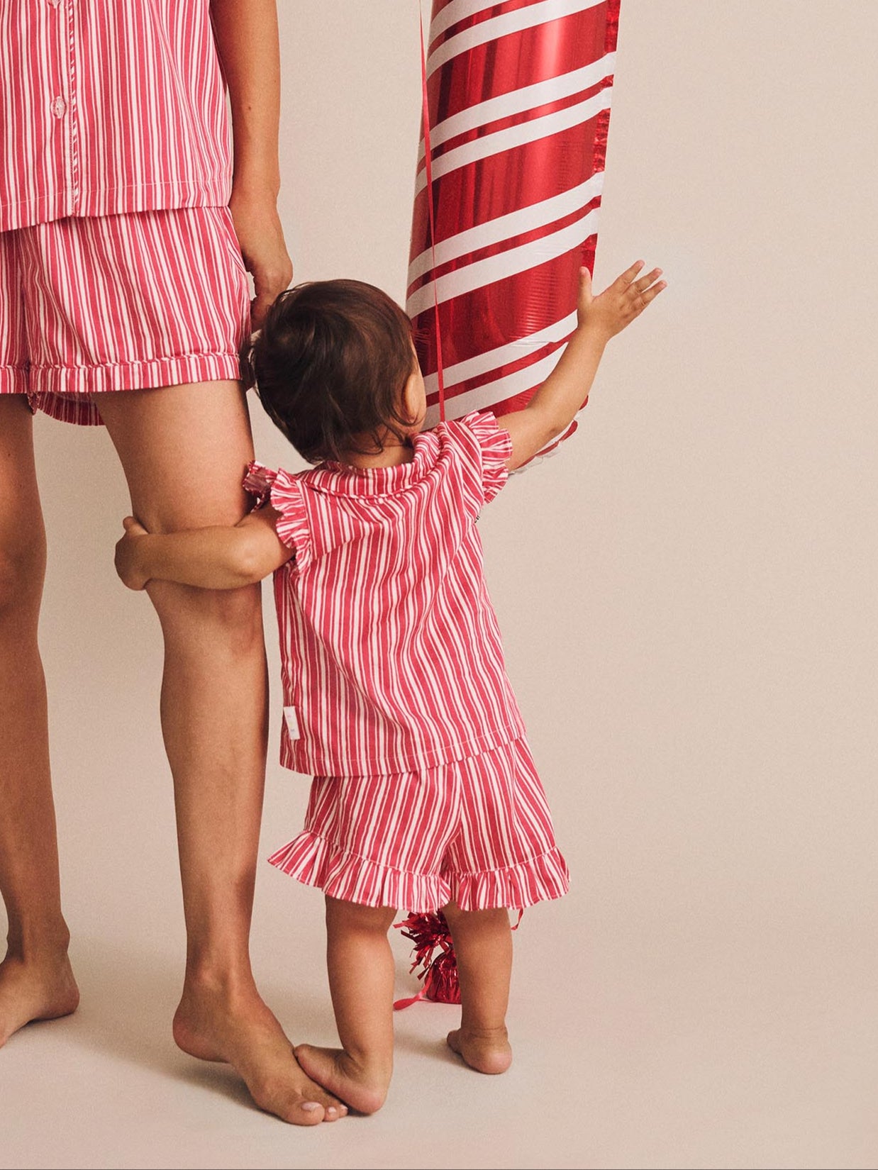 Tis The Season Frill Pjs Candy Cane