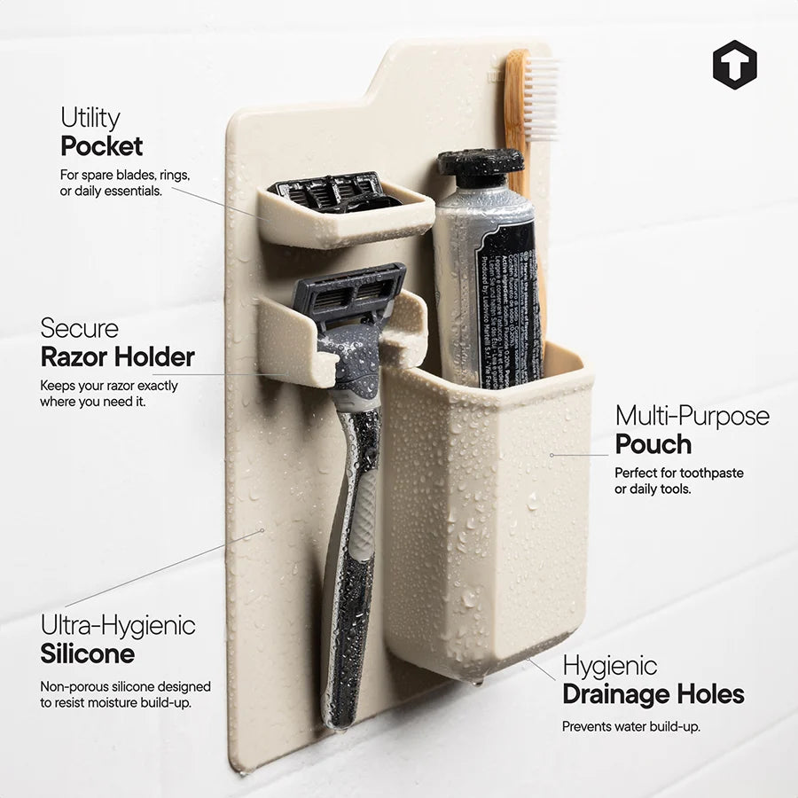 The Harvey Toothbrush & Razor Holder Sand