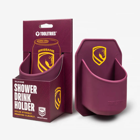 Shower Drink Holder Broncos Maroon
