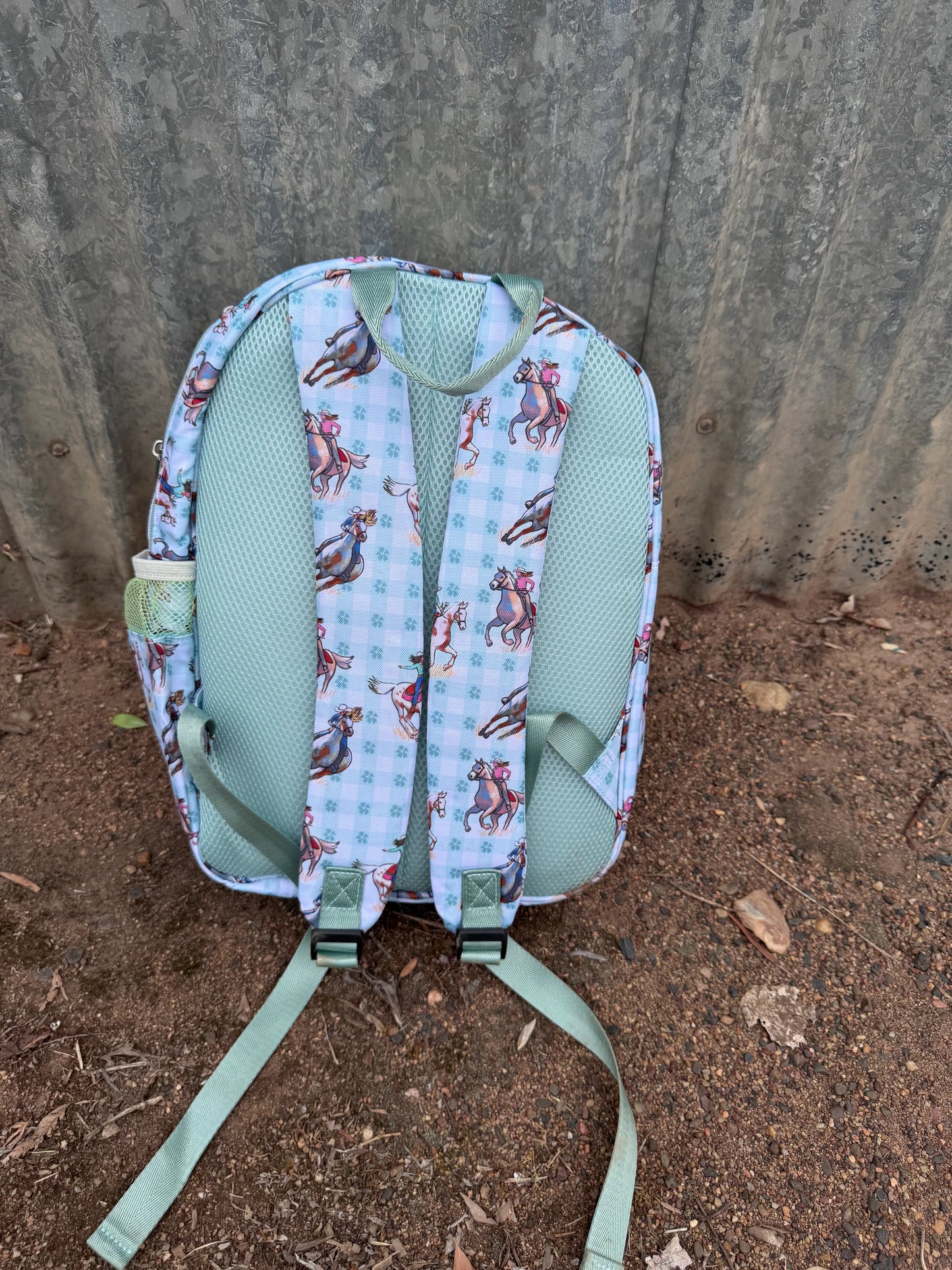 Teal Cowgirl Backpack