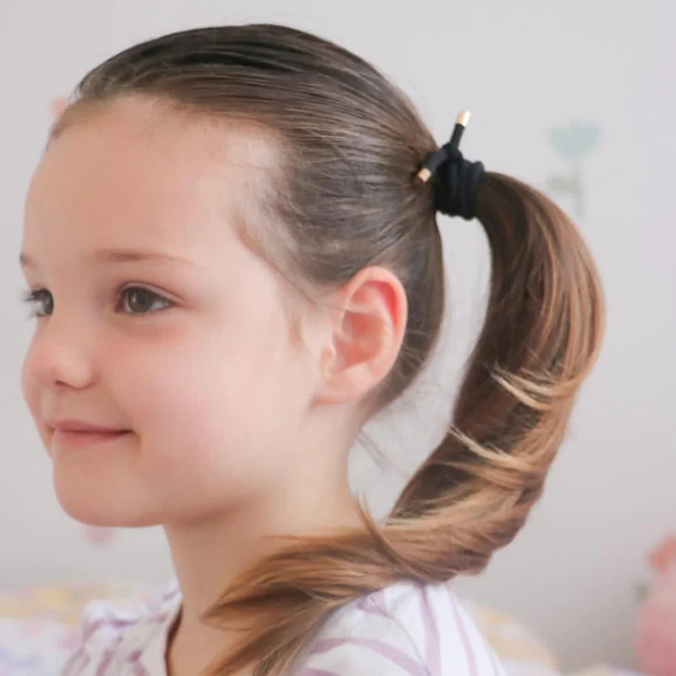 Bess Black Hair Ties 5pk