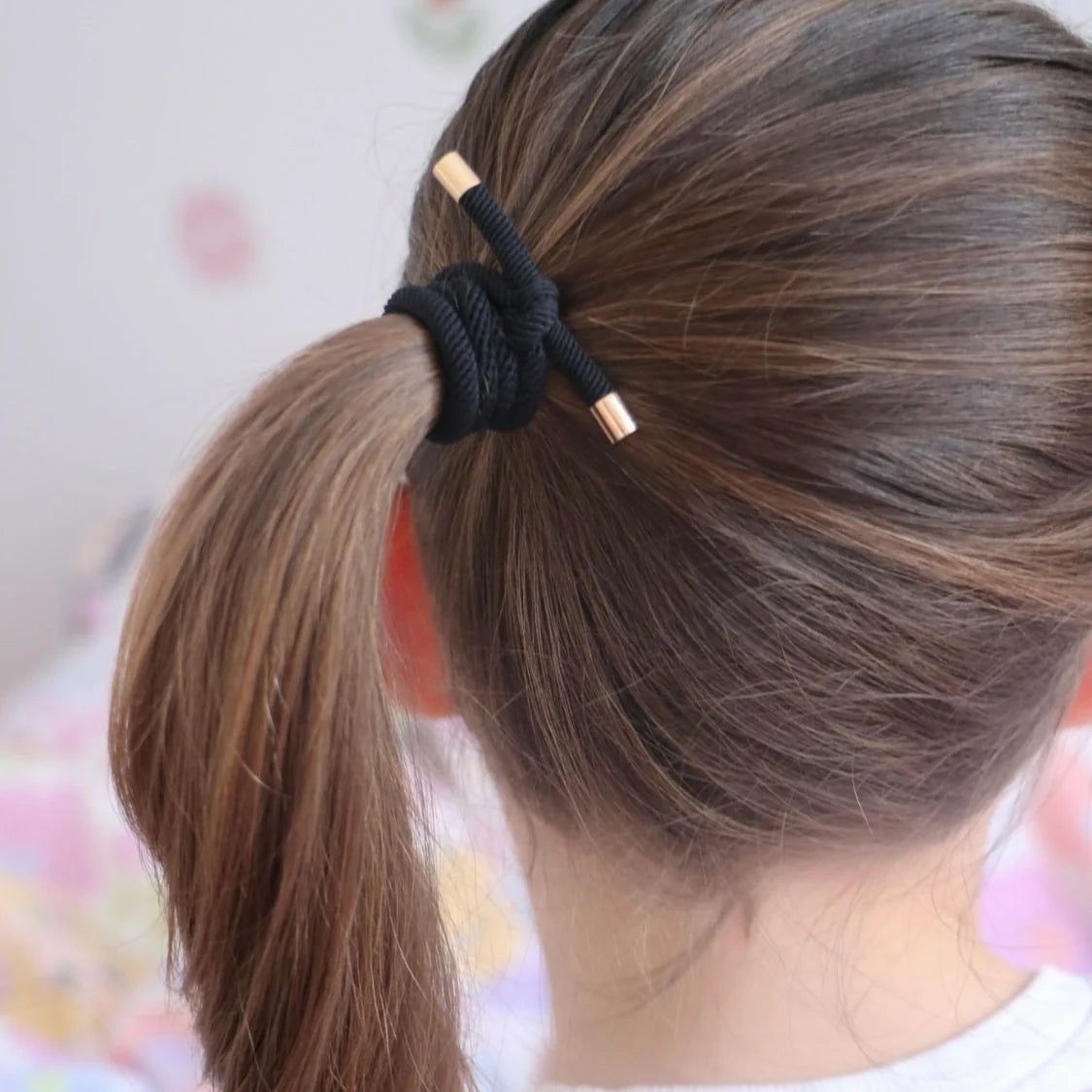 Bess Black Hair Ties 5pk