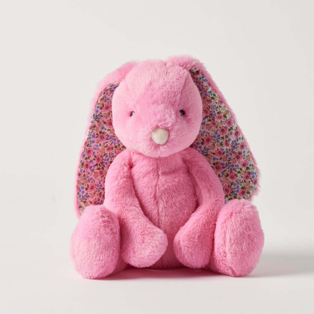 Floral Sherbet Pink Bunny Medium