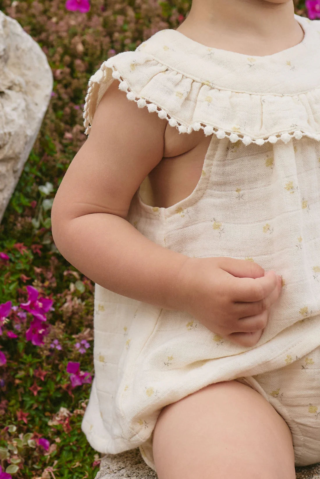 Organic Cotton Muslin Annalise Top Vintage Ditsy