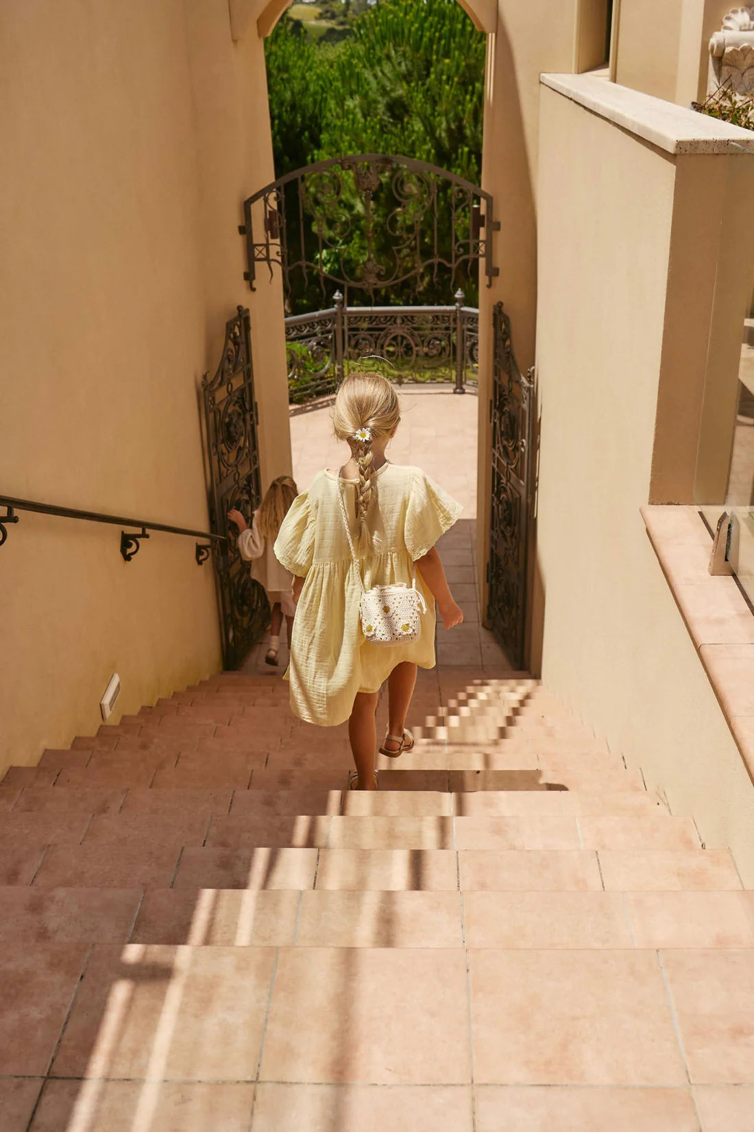 Organic Cotton Muslin Phillipa Dress Sunshine