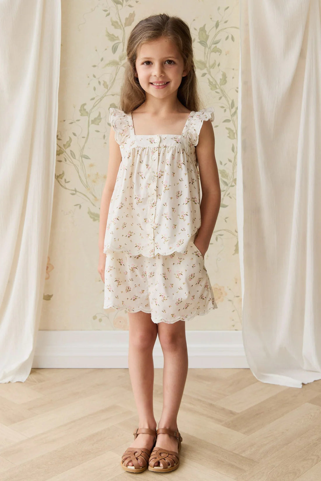 Organic Cotton Anja Short Bianca Antique