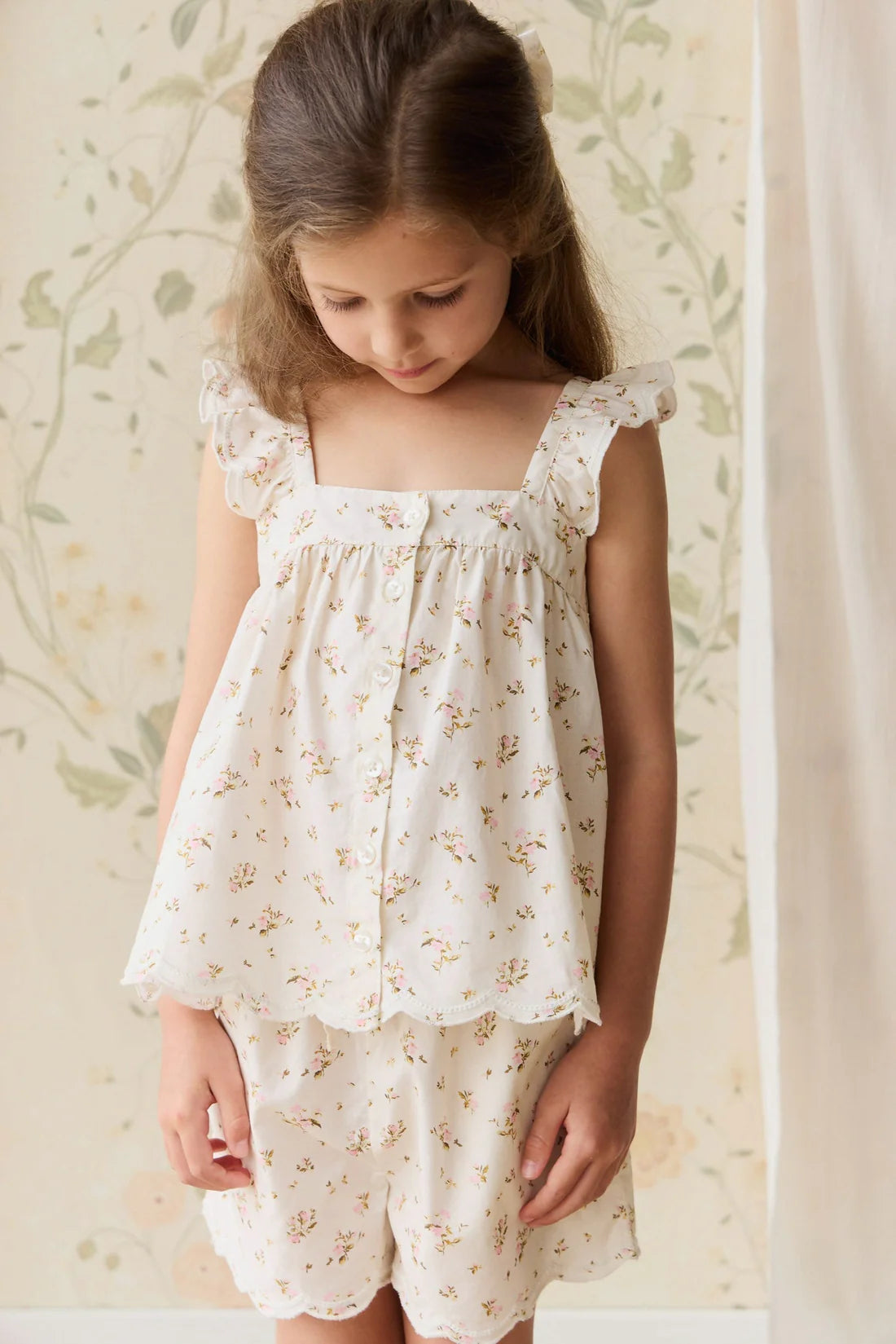 Organic Cotton Anja Top Bianca Antique