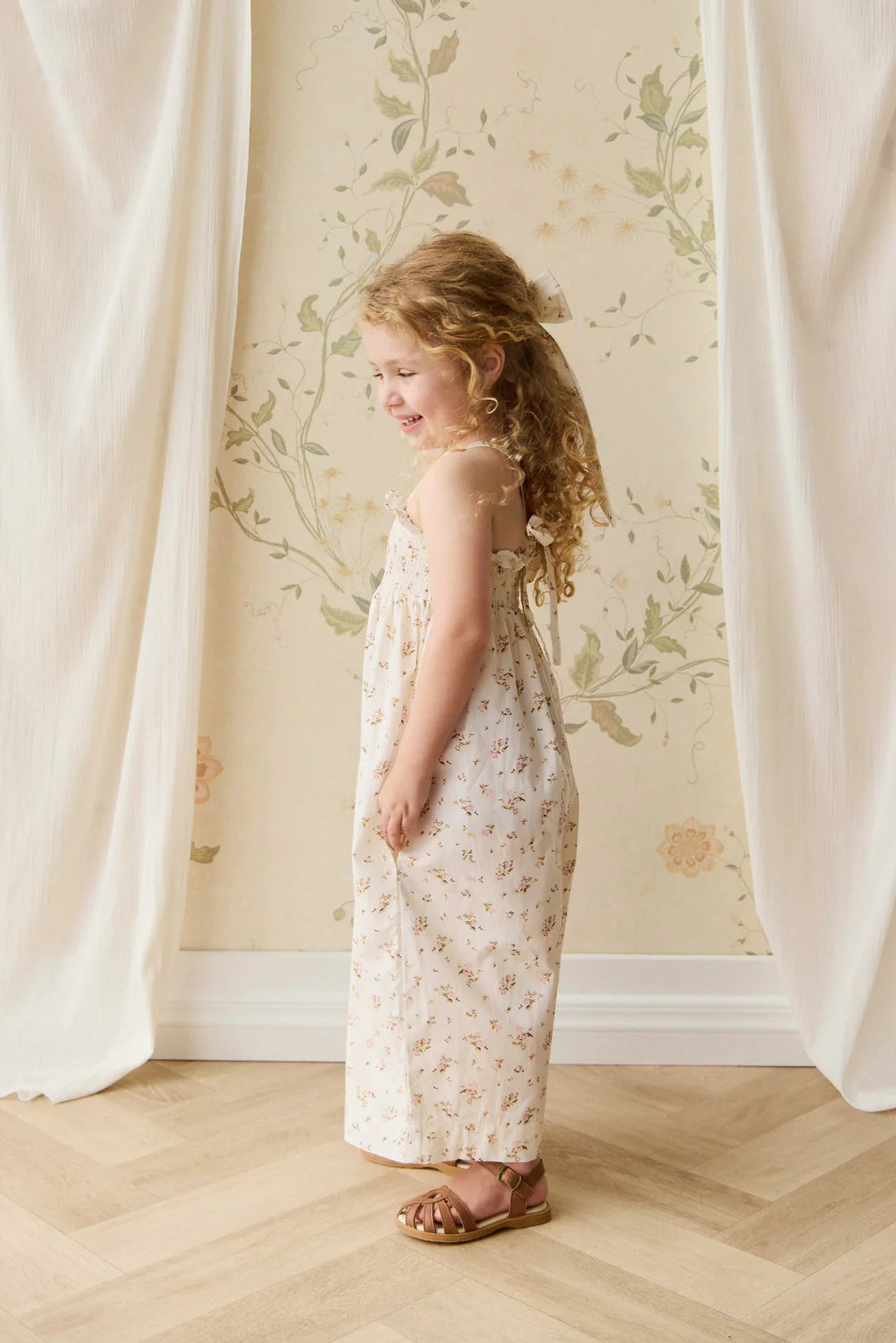 Organic Cotton Arabella Jumpsuit Bianca Antique