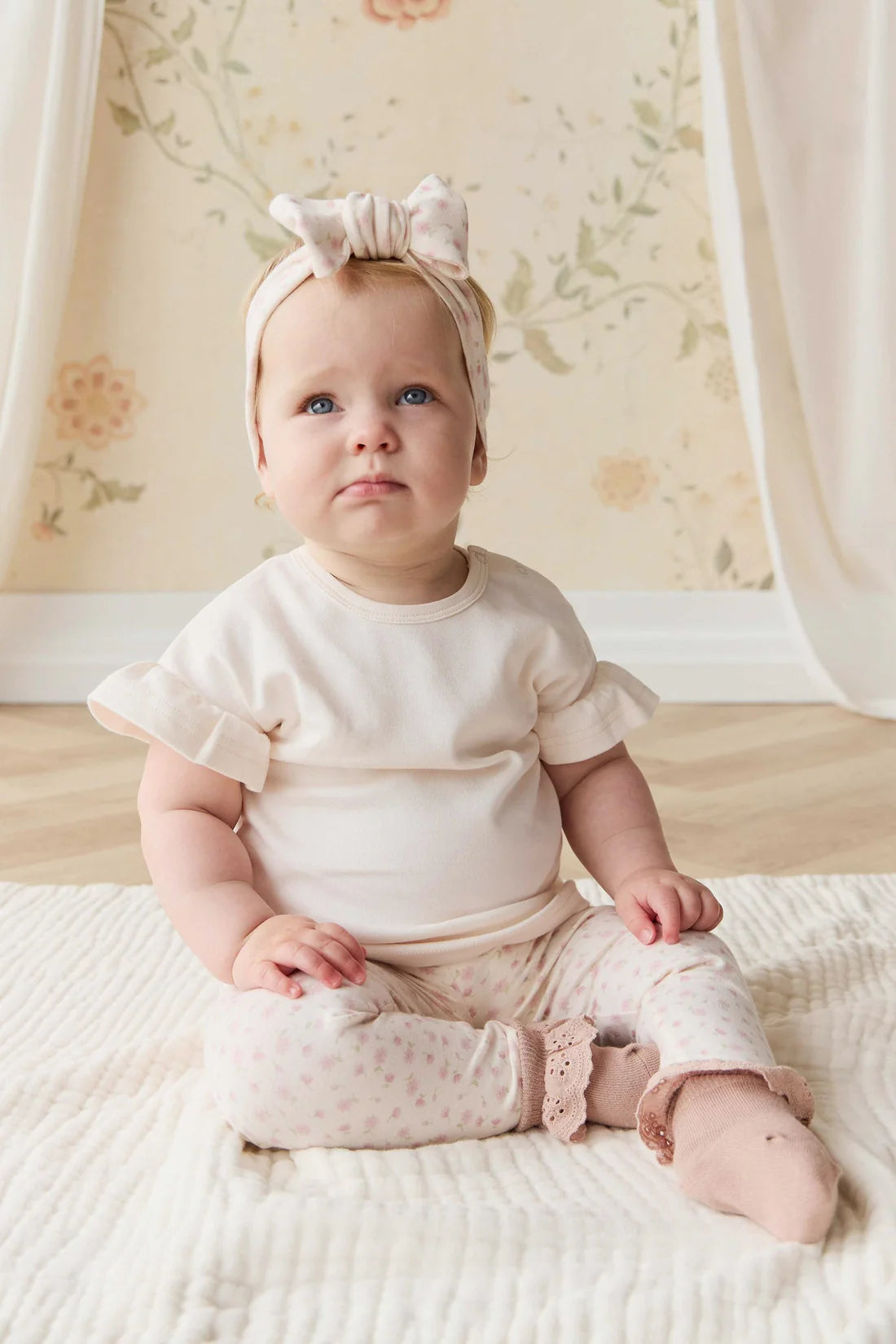 Pima Cotton Antoinette Top Blushed Rose