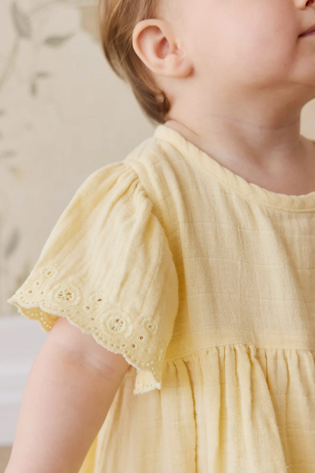 Organic Cotton Muslin Phillipa Dress Sunshine