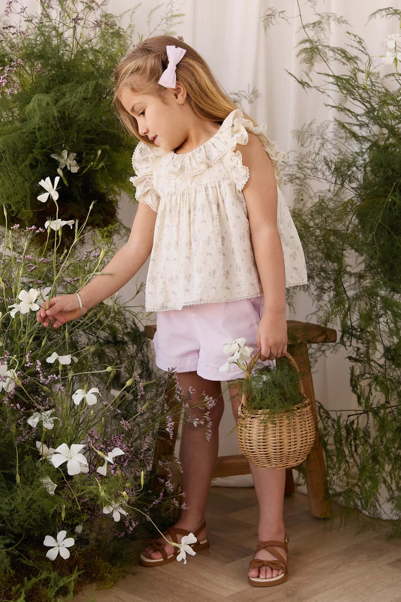 Organic Cotton Banks Blouse Justine Orchid