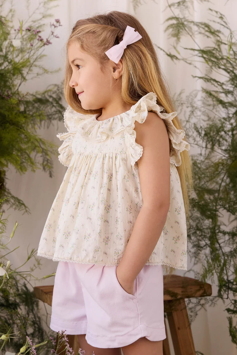 Organic Cotton Banks Blouse Justine Orchid