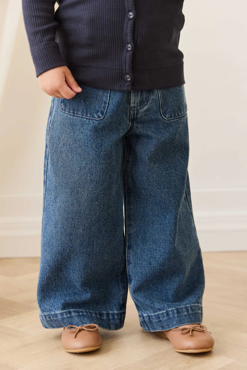Theodora Pant Classic Denim