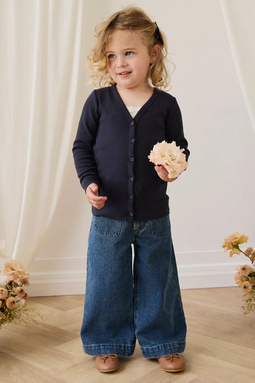 Theodora Pant Classic Denim