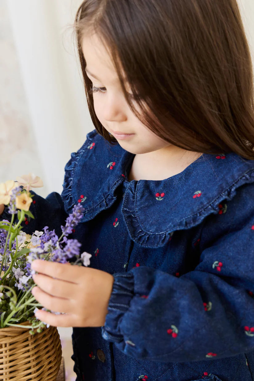 Amandine Jacket - Cerise Denim