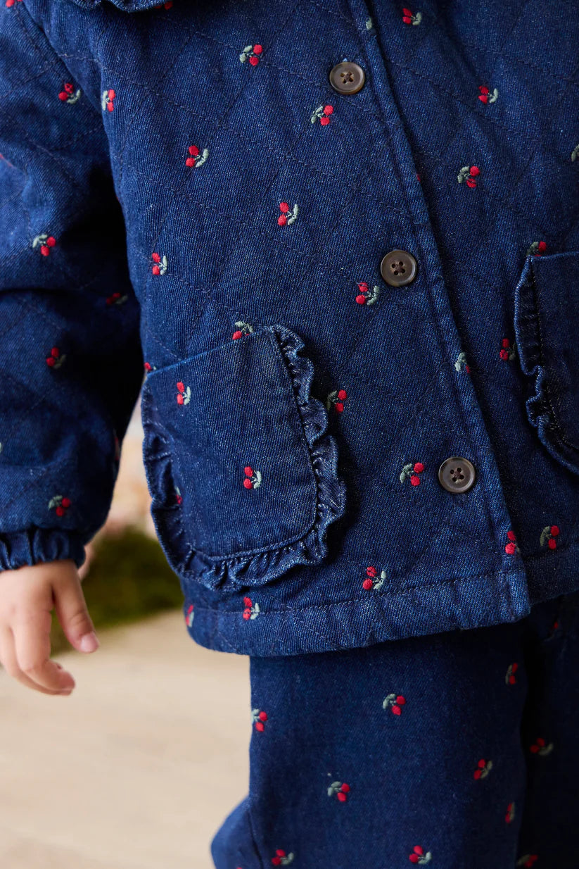 Amandine Jacket - Cerise Denim