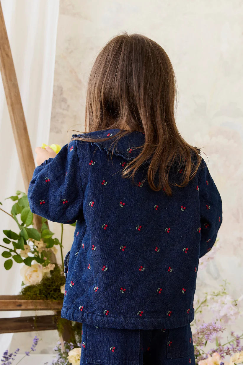 Amandine Jacket - Cerise Denim