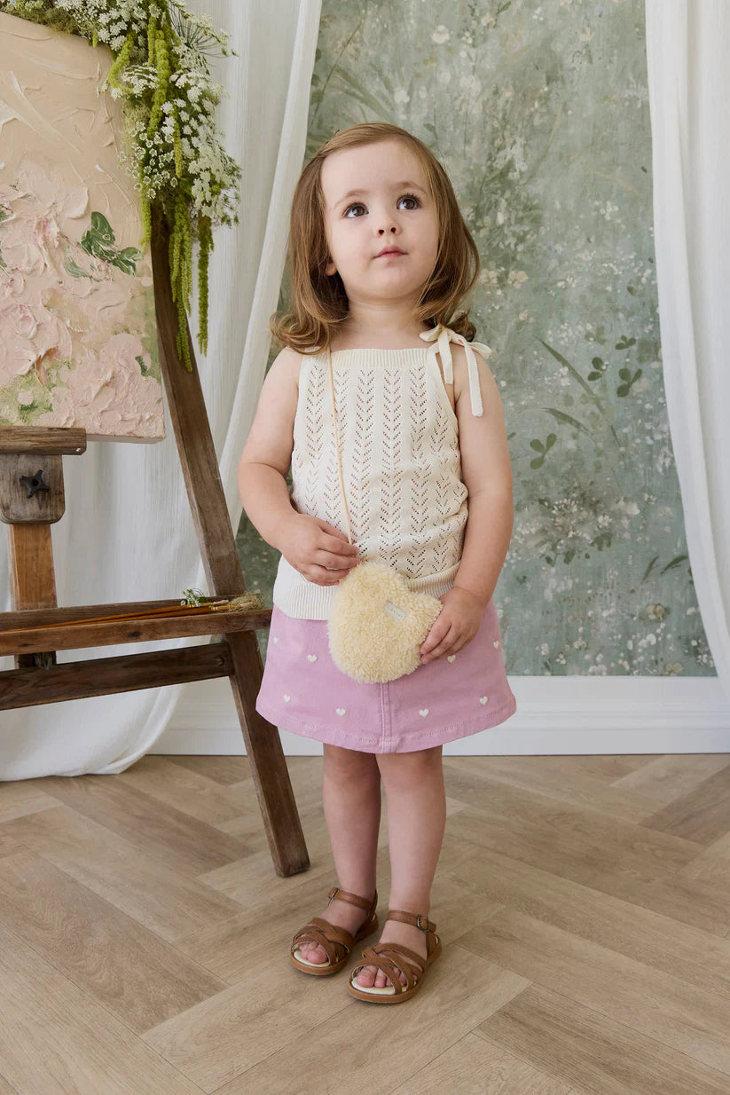 Briella Skirt Petite Heart Orchid
