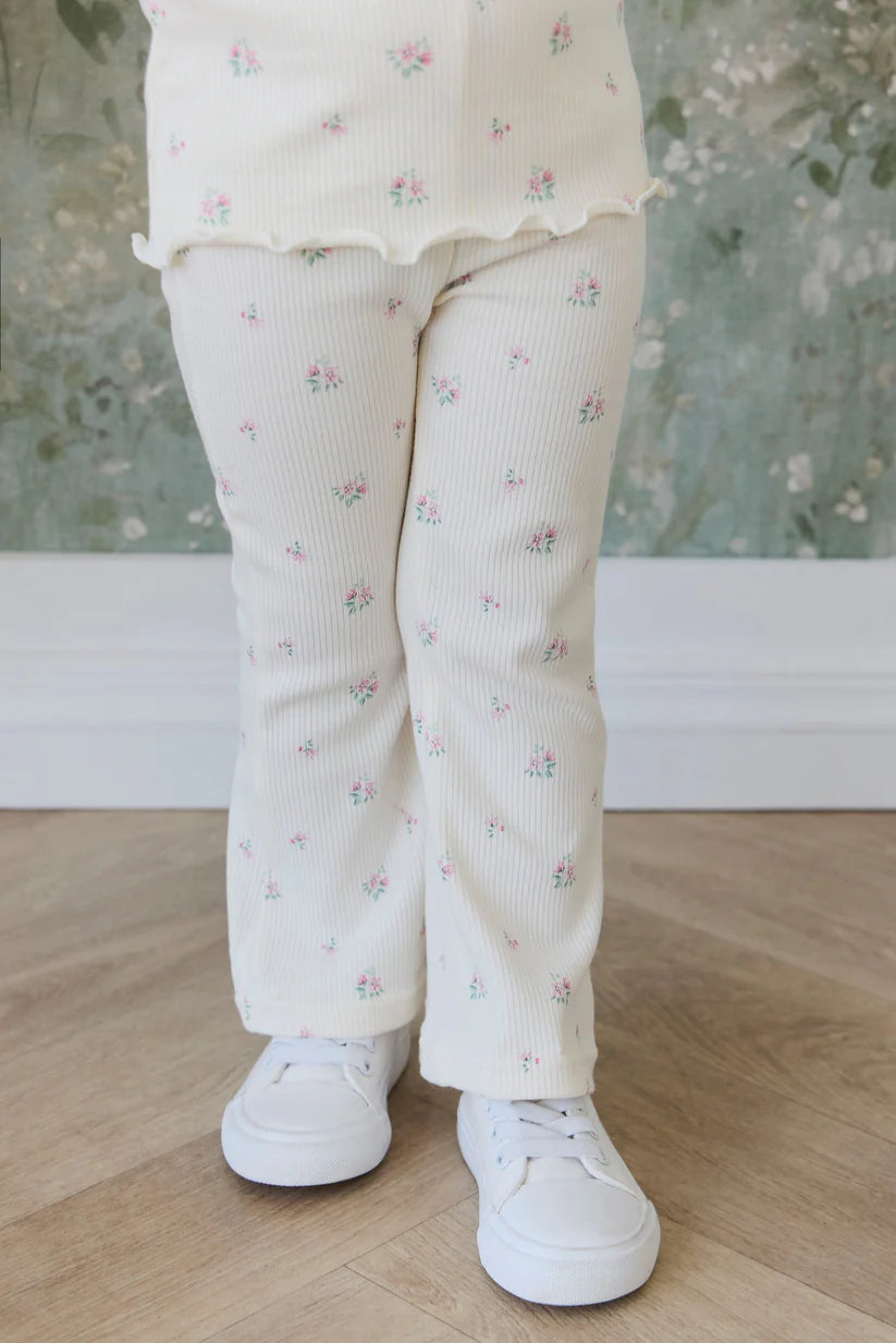 Organic Cotton Rib Winslet Pant Emma Whisper