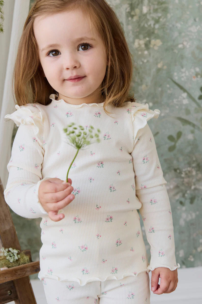 Organic Cotton Rib Winslet Top Emma Whisper