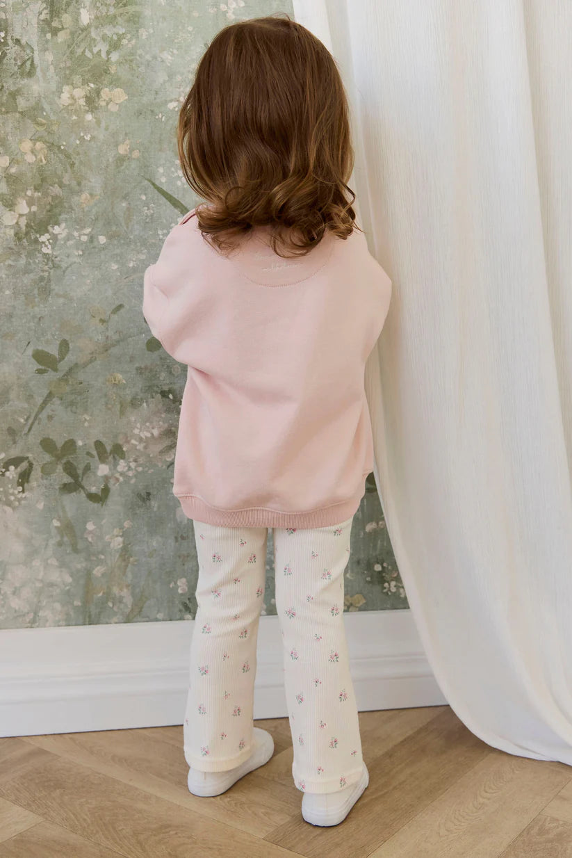 Organic Cotton Rib Winslet Pant Emma Whisper