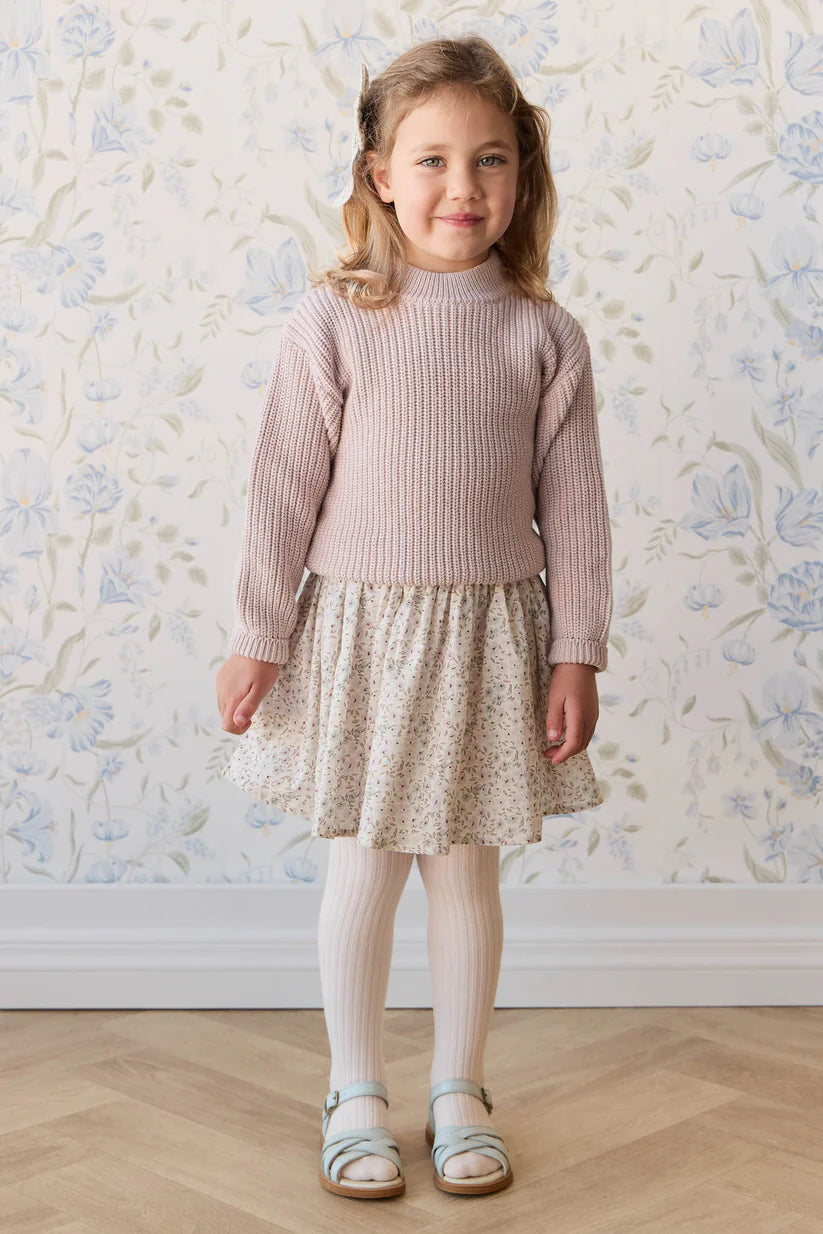 Ribbed Tight - Parisian Pink