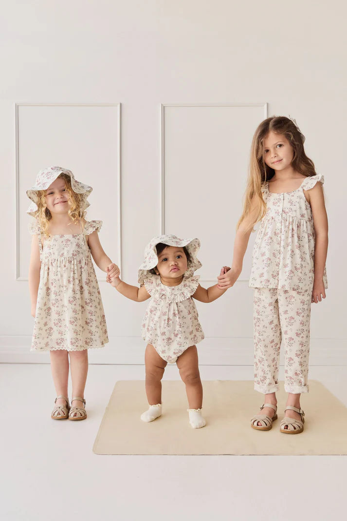 Organic Cotton Elodie Dress Selena Blush