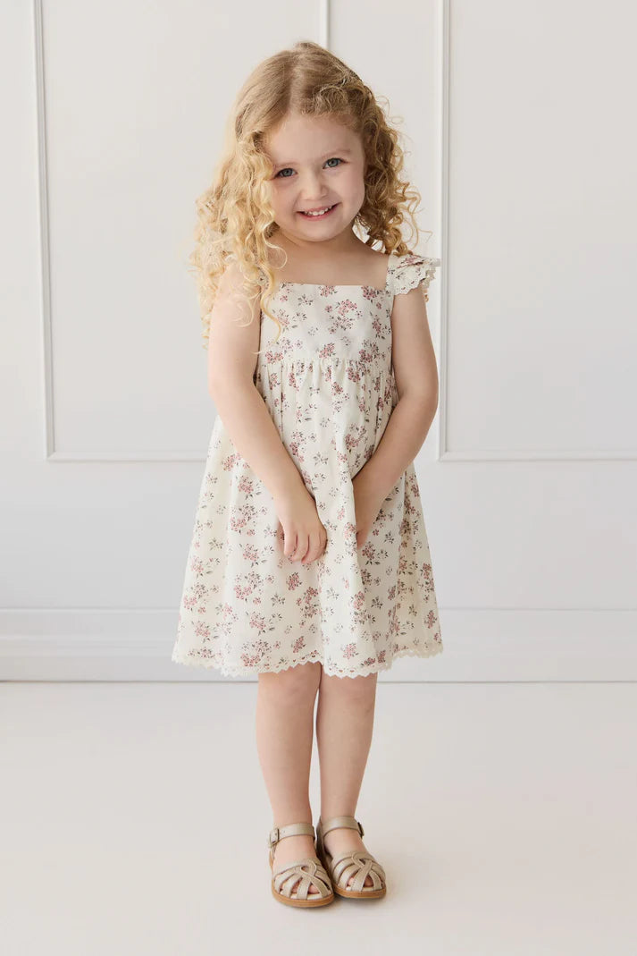 Organic Cotton Elodie Dress Selena Blush