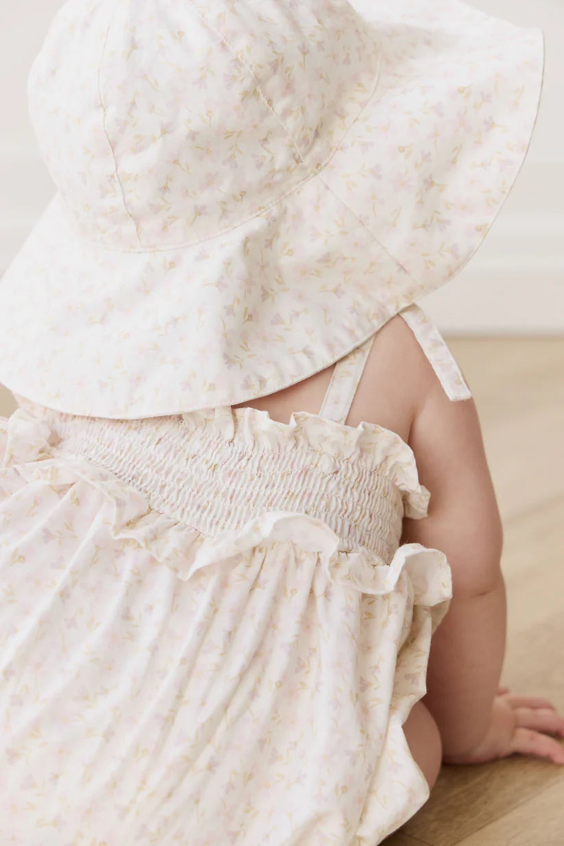 Organic Cotton Cleo Playsuit Aries Mauve