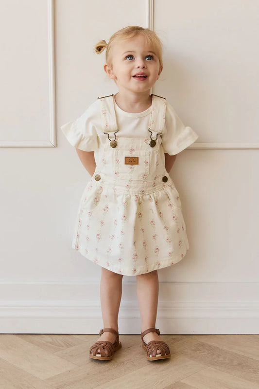 Norah Overall Dress Rose Trail