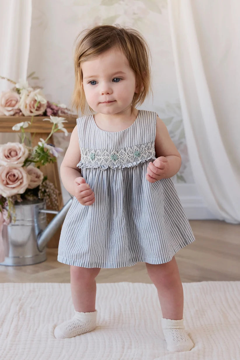 Organic Cotton Gracen Playsuit Harbour Stripe
