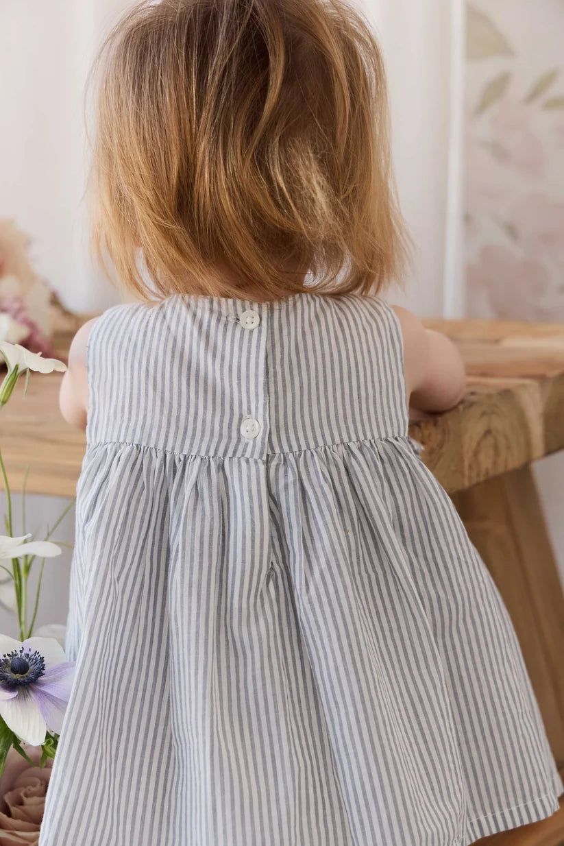 Organic Cotton Gracen Playsuit Harbour Stripe