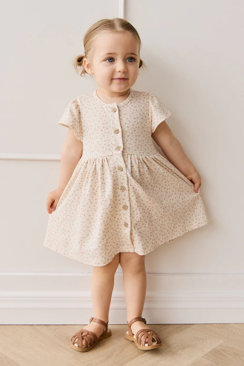 Organic Cotton Dahlia Dress - Penelope Rose Small