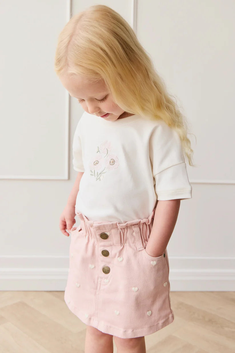 Briella Skirt - Petite Heart Peach