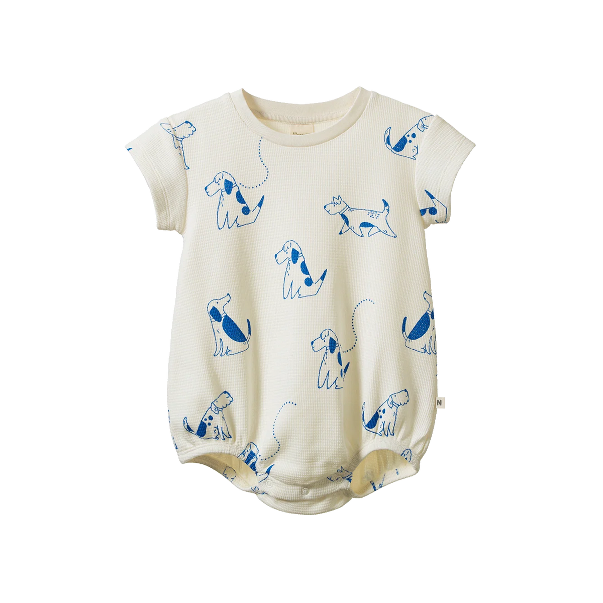Juno Romper Waffle Dog Walk