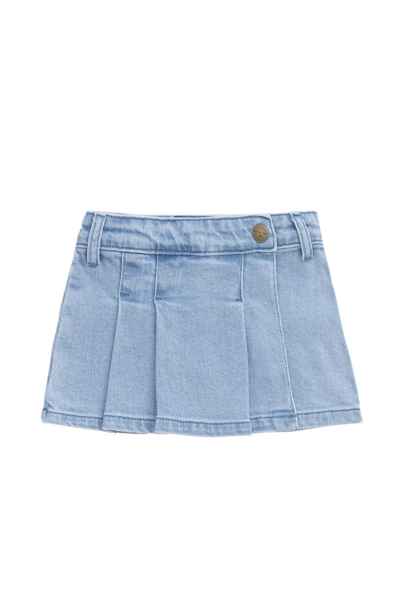 Chelsea Skirt - Washed Denim