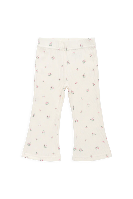 Organic Cotton Rib Winslet Pant Emma Whisper