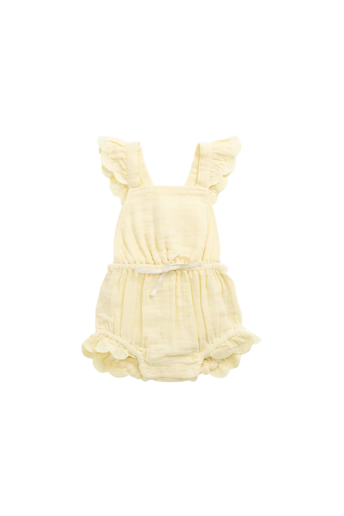 Organic Cotton Muslin Luciana Playsuit Sunshine