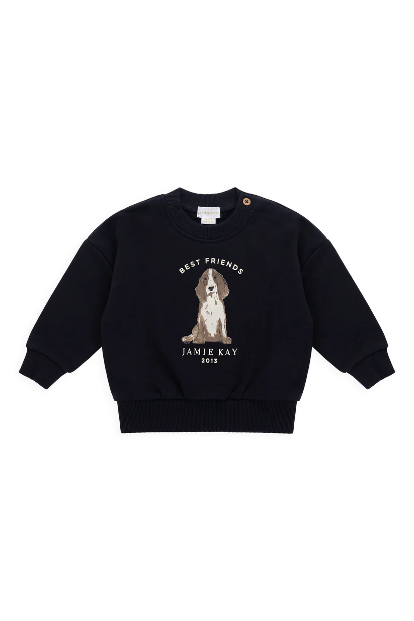 Organic Cotton Nash Sweatshirt Eclipse Best Friends