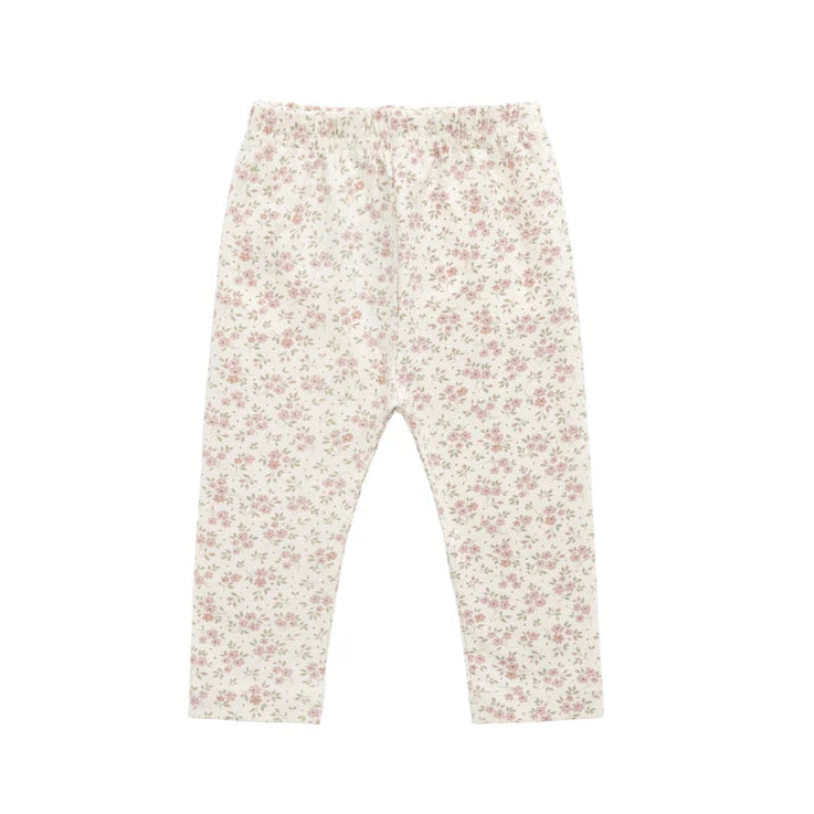 Organic Cotton Everyday Legging - Rosalie Field Blush