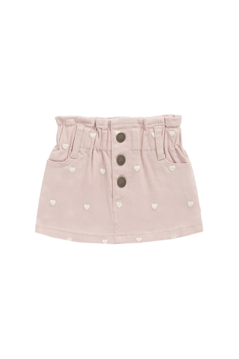 Briella Skirt - Petite Heart Peach
