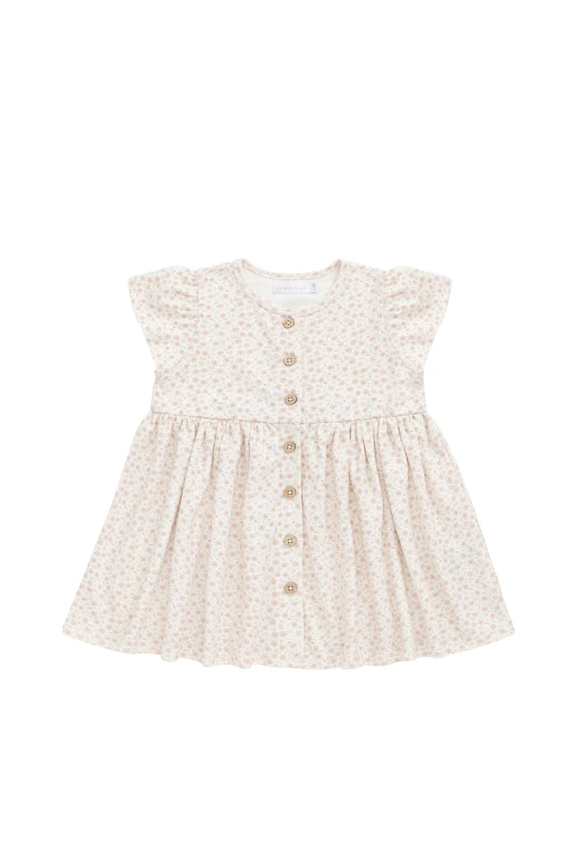 Organic Cotton Dahlia Dress - Penelope Rose Small