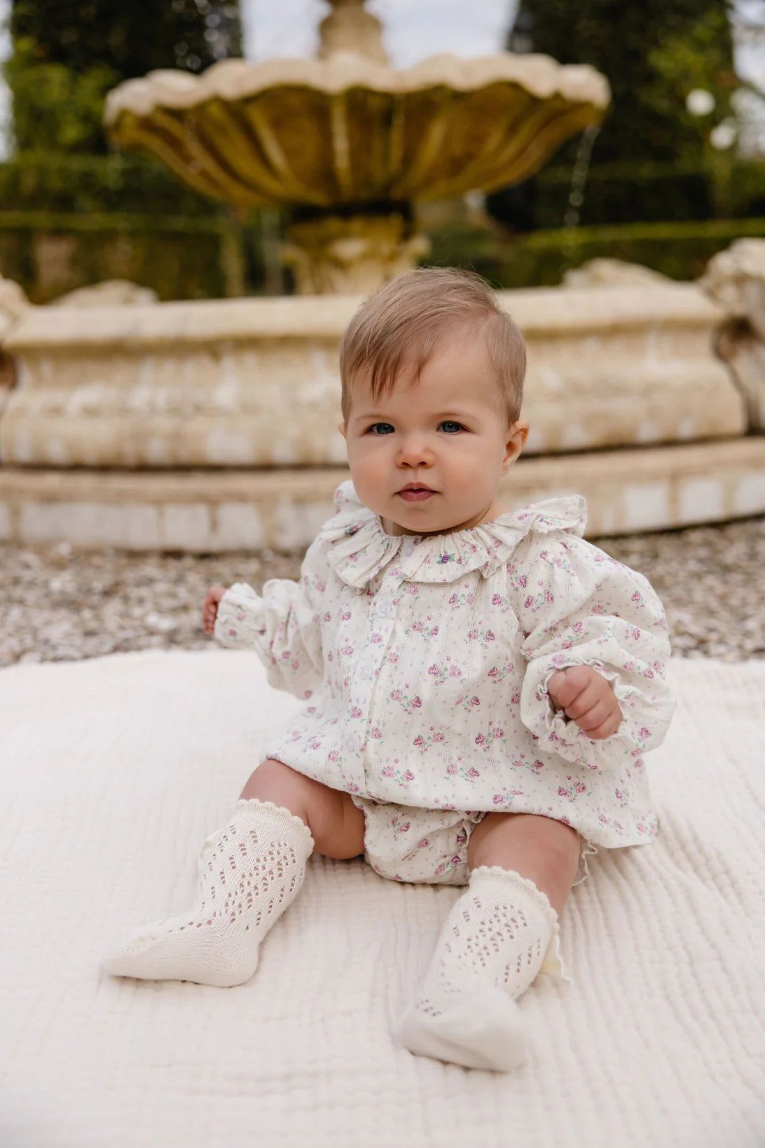 Organic Cotton Frill Bloomer Molly Lilac
