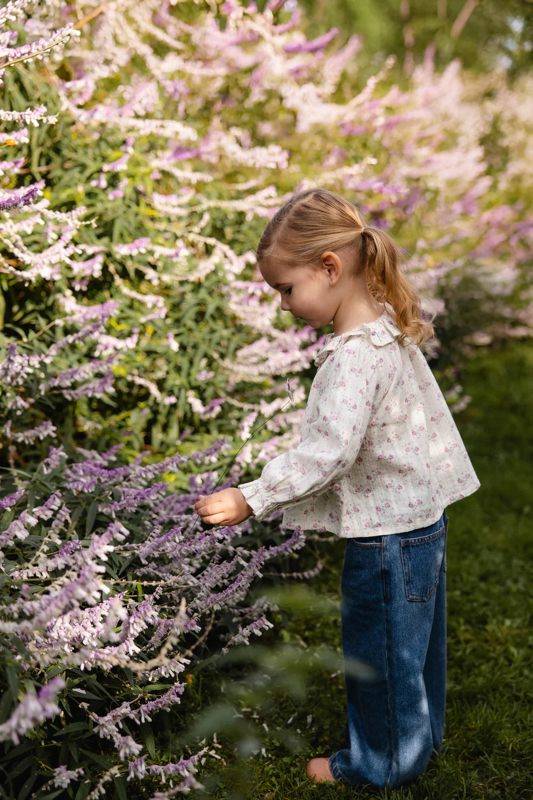 Organic Cotton Beatrice Top Molly Lilac