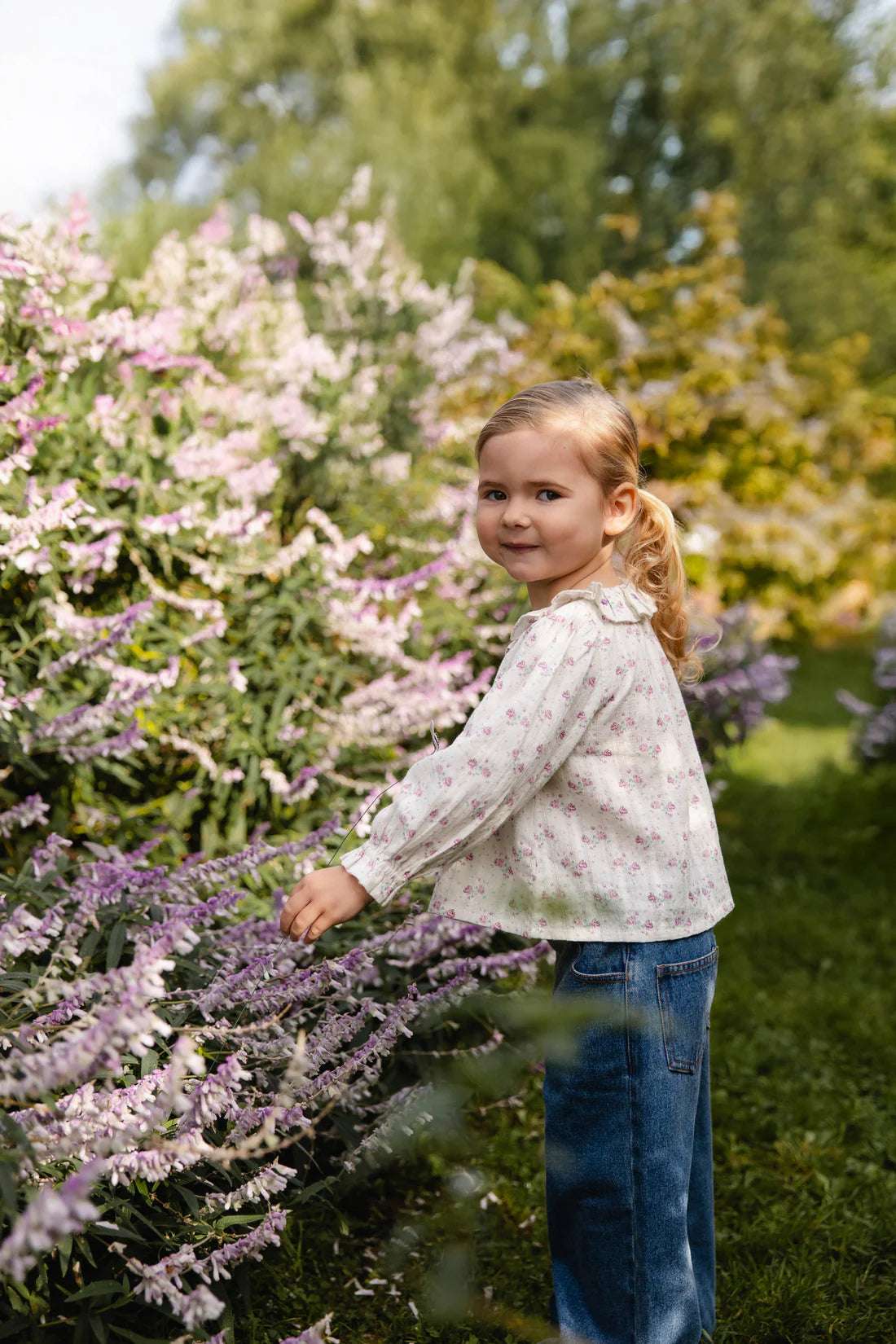 Organic Cotton Beatrice Top Molly Lilac