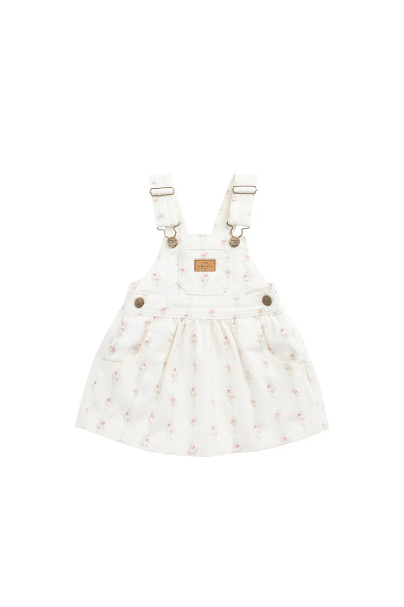 Norah Overall Dress Rose Trail